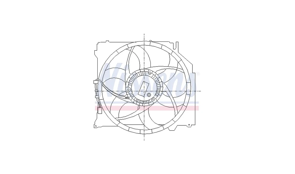 Kjølevifte, Motor - 85066 - (Nissens) v:3369017