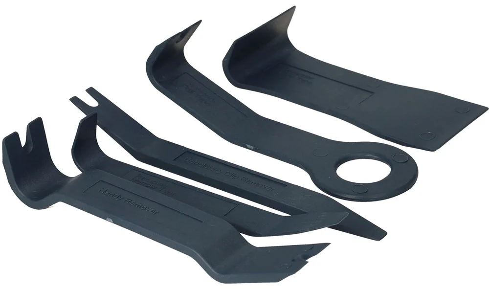 Demontersett 5 stk plastikk til klips mm v:6839518