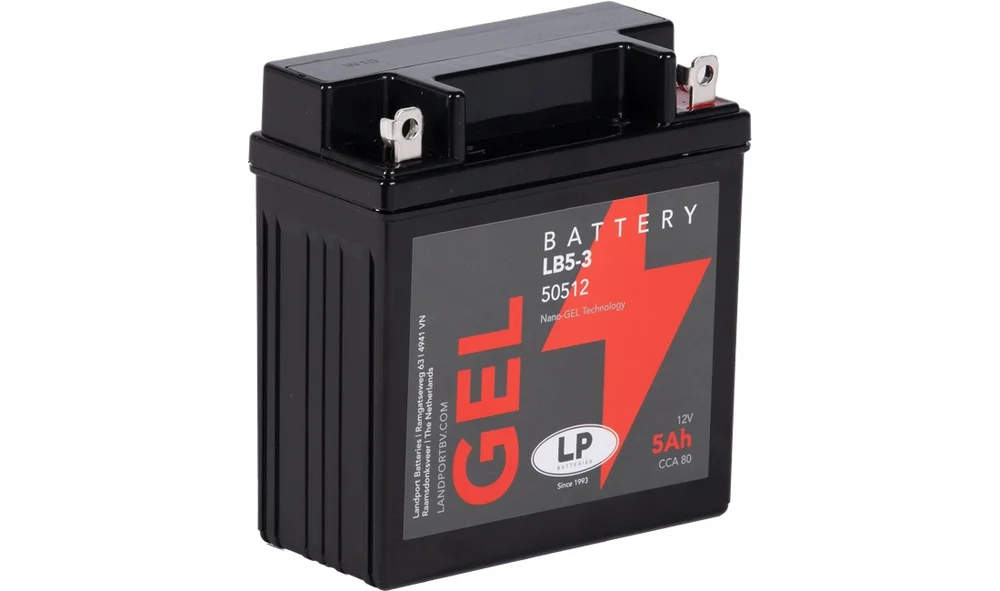 Batteri LP Gel 5Ah, Yamaha RD350 80-95 v:6325509