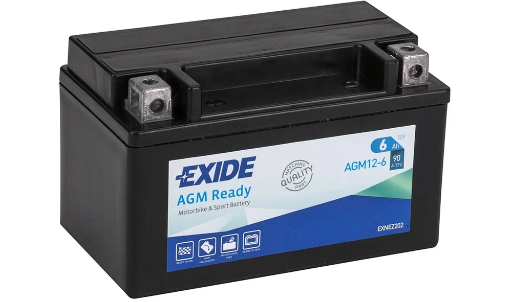 Batteri Exide 12V-6Ah AGM, VGA Mover v:9121928