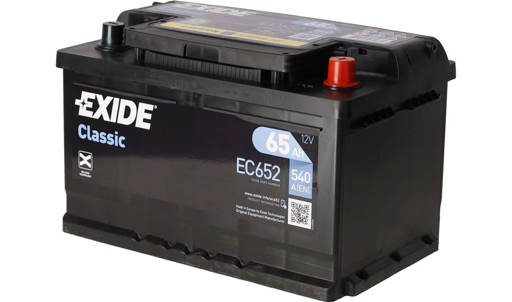 Batteri – EC652 – CLASSIC * – (Exide) v:6377946