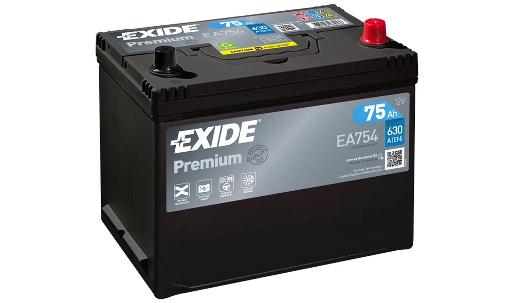 Batteri - EA754 - PREMIUM * - (Exide) v:4137720