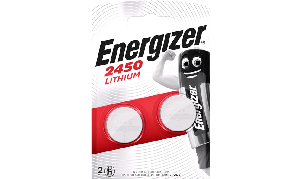 Batteri, CR2450 2-pakk Energizer v:3168565