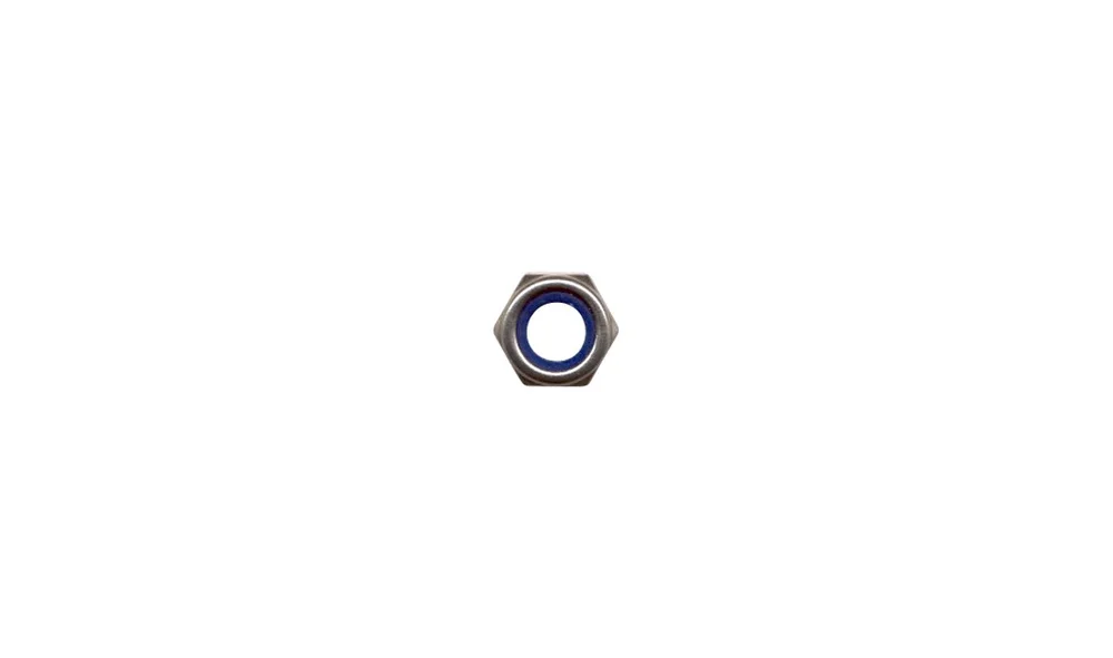 Låsemutter, RUSTFRI, 12 mm v:1877361 Låsemutter, RUSTFRI, 12 mm v:1877361
