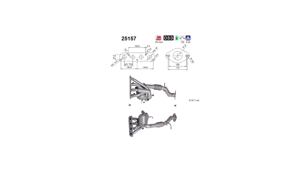 Katalysator – 25157 – (AS) v:7308296