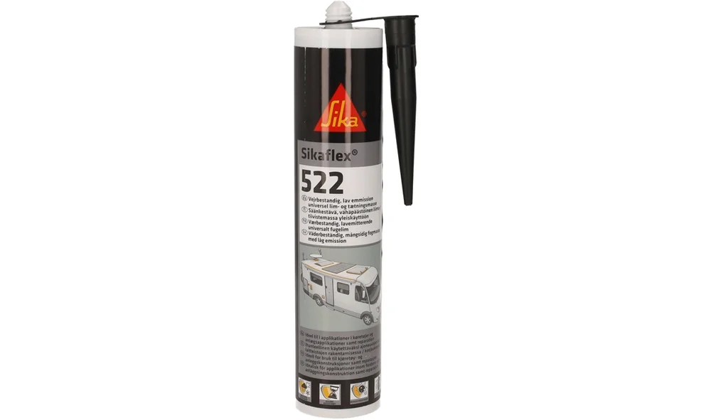 Sikaflex-522 Caravan 300ml sort v:142910