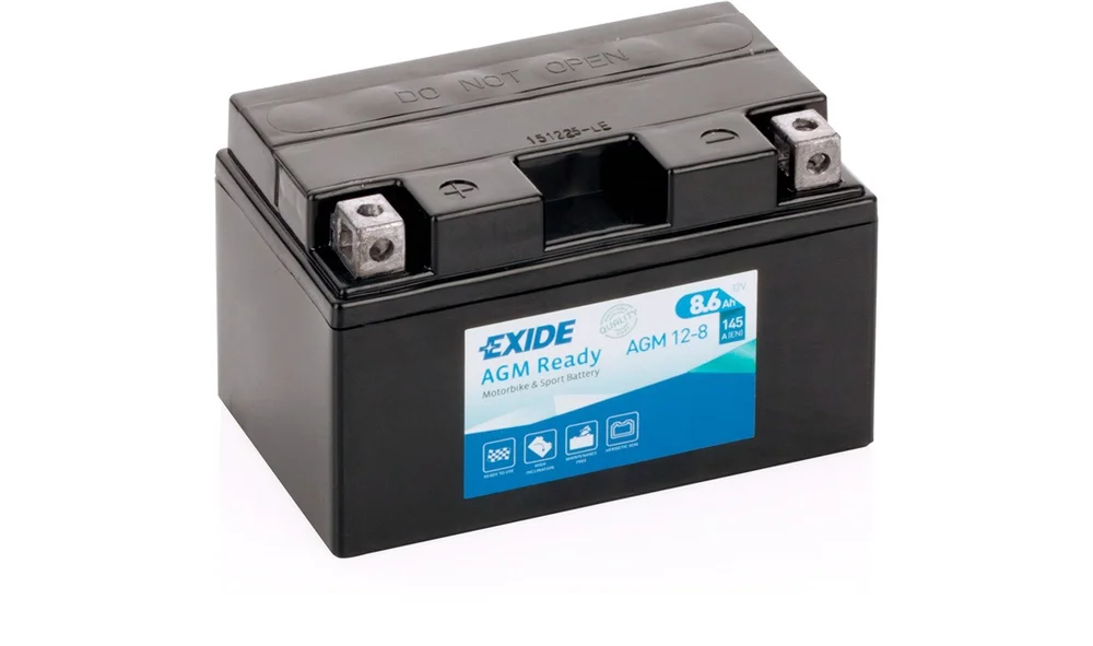 Batteri Exide 12V-8,6Ah AGM, ZX-10R 11< v:141513