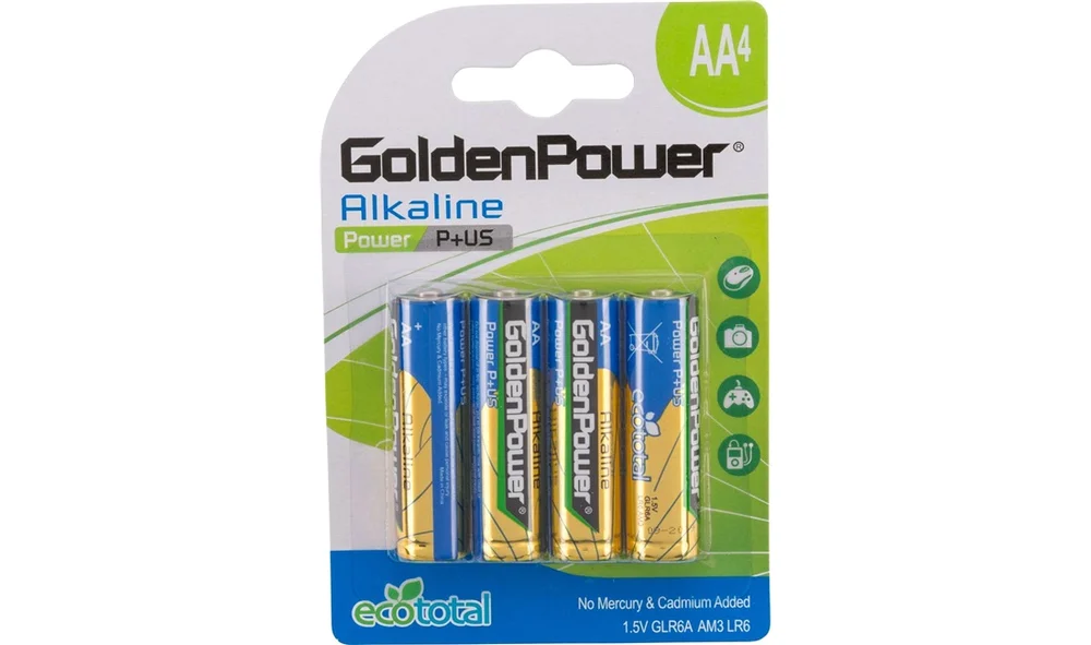 Alkaline batteri AA LR6 4-pakk v:4421885