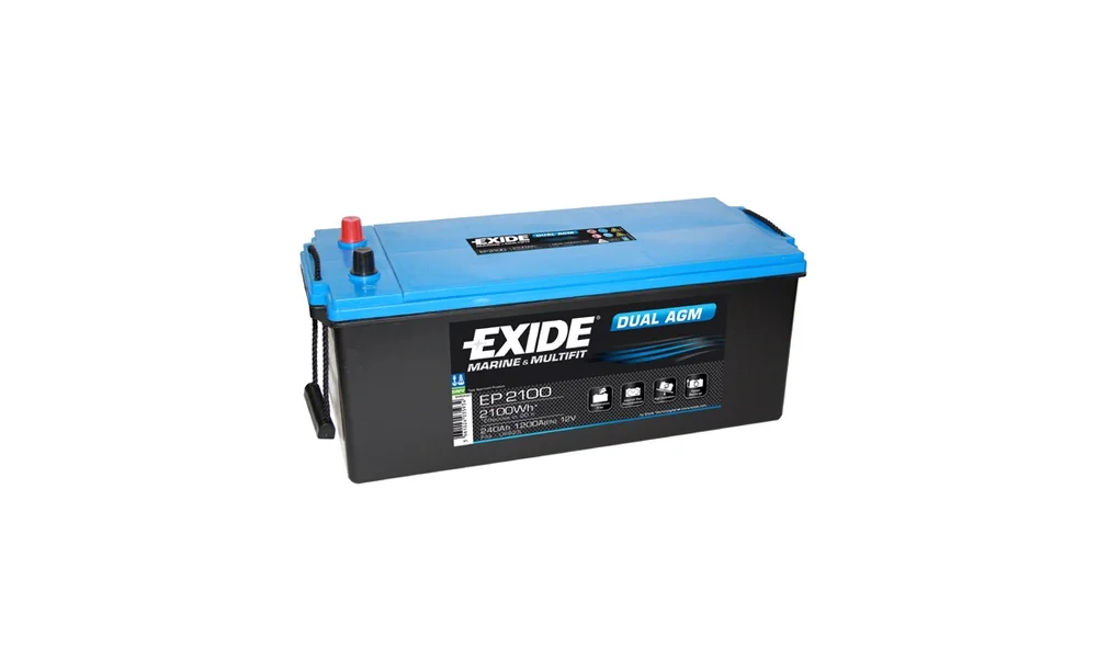 Batteri EP2100 EXIDE DUAL AGM (Exide) v:4006337
