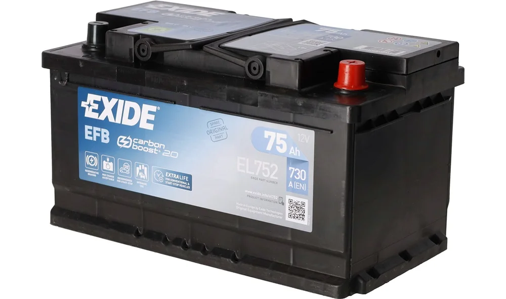 Batteri - EL752 - EFB - (Exide) v:155984