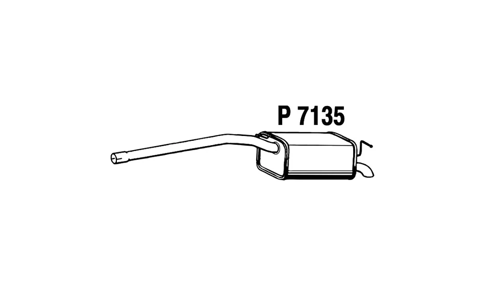Bakre Lydpotte - P7135 - (Fenno) v:9407418
