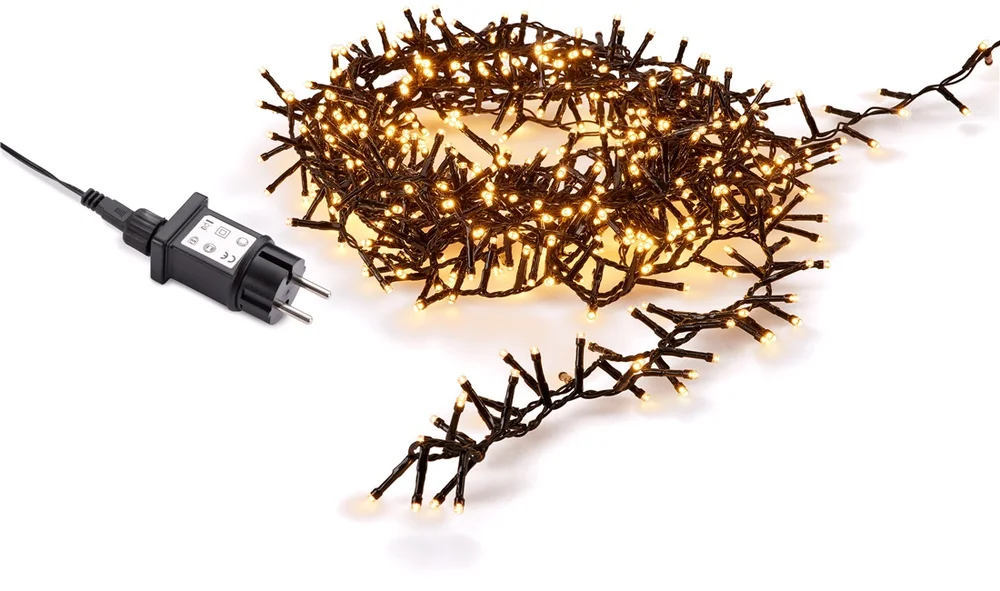 Klyngelys 1500 LED varmhvit, 35 m v:9961039