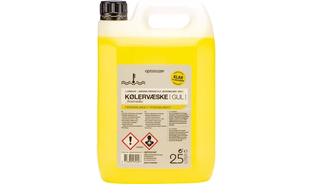 Kjølevæske klar til bruk Gul 2,5L v:8306539
