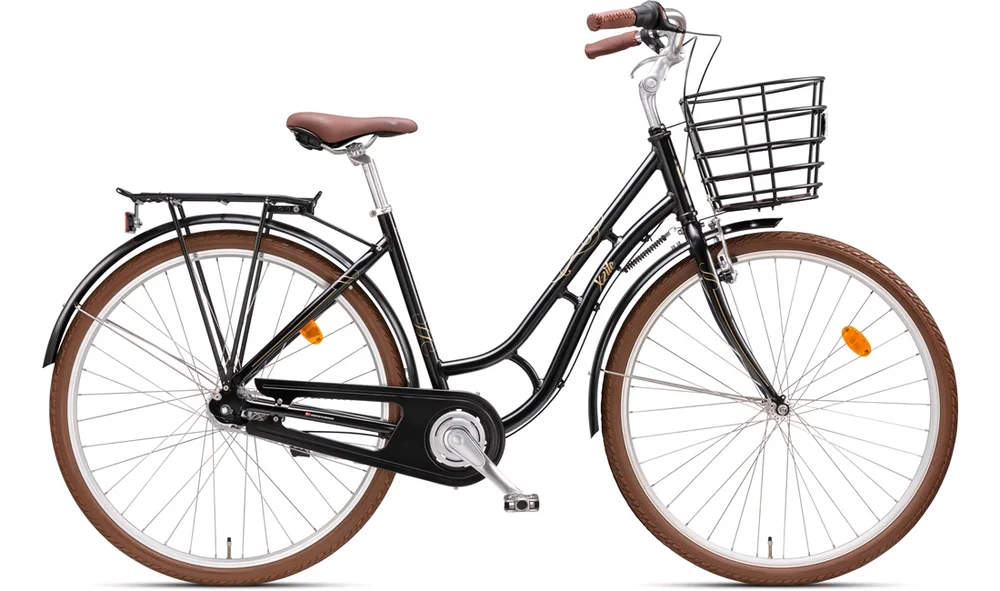 Damesykkel 28\ AGNETE 7-gir 48cm Svart v:5730836″