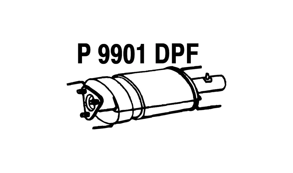 Sot-\/ Partikelfilter, Eksosanlegg v:926980