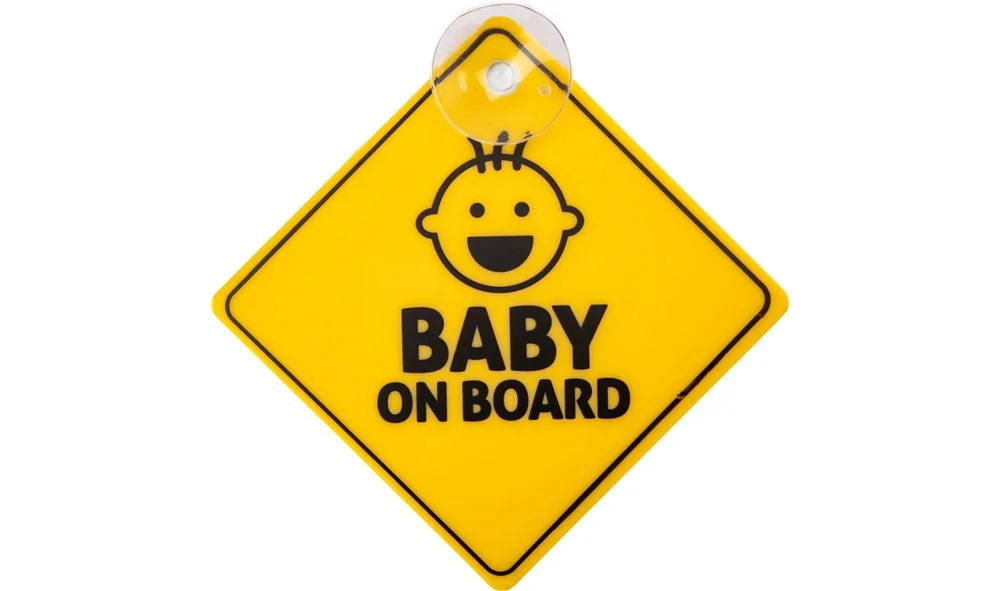 BABY ON BOARD skilt m sugekopp til rute v:7318871