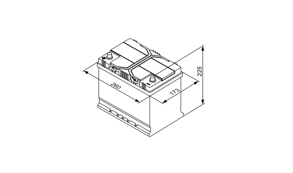 Batteri – 0 092 S40 270 – S4 – (BOSCH) v:5637048