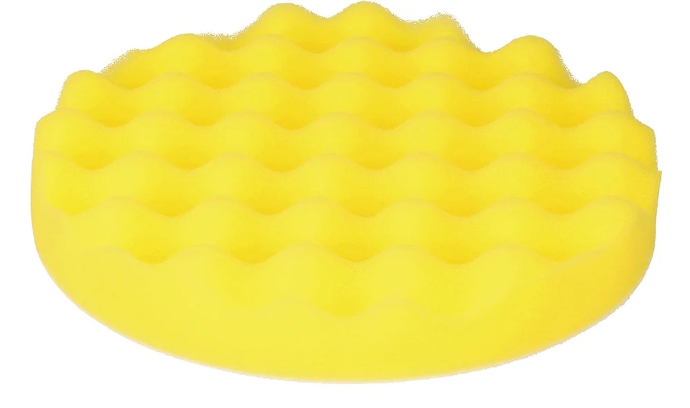 Polerrondel Gul vaflet medium 180 mm v:7772661 Polerrondel Gul vaflet medium 180 mm v:7772661