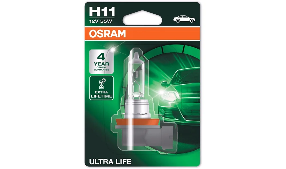 Pære H11 Ultra Life 55W 12V Bli1 Osram v:5998249