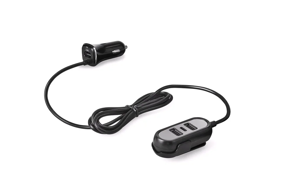 12-24V USB adapter front og bak USB-A\/C v:896719 12-24V USB adapter front og bak USB-A\/C v:896719