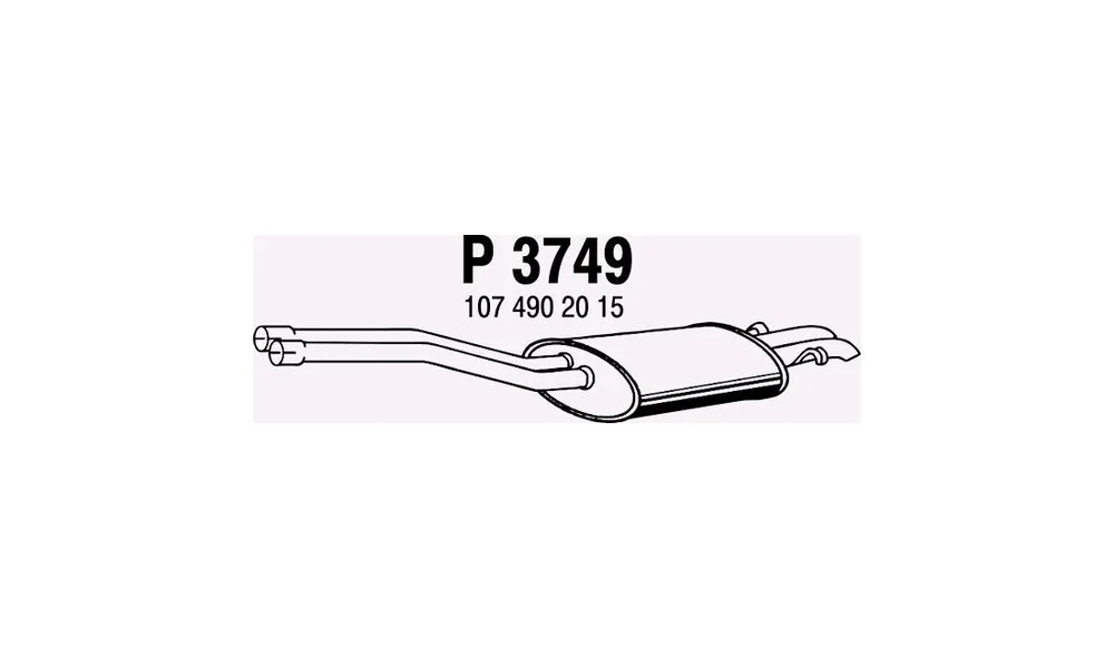 Bakre Lydpotte - P3749 - (Fenno) v:9385484