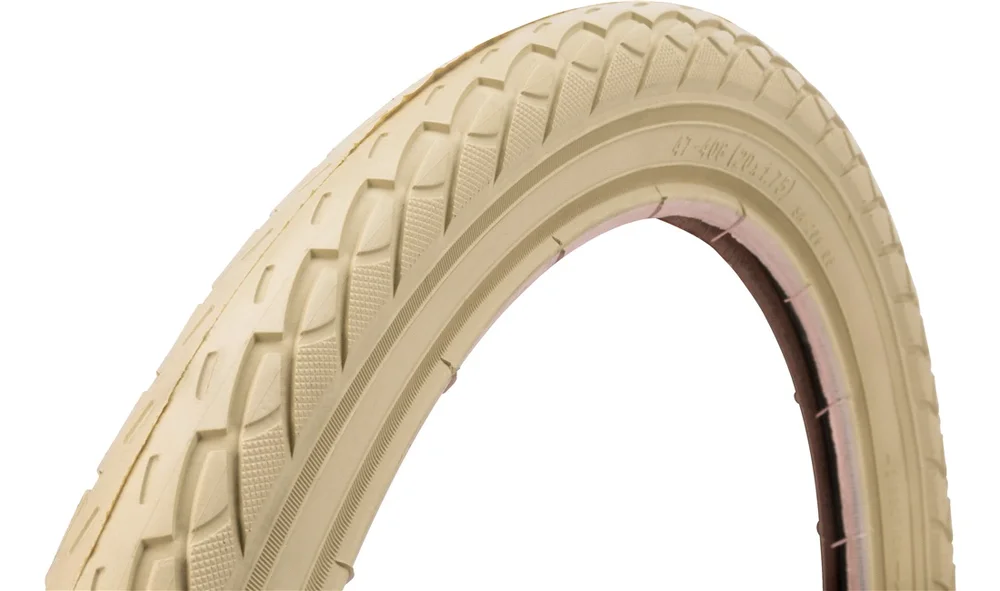 Sykkeldekk 20X1,75 krem farget Deli v:3501567
