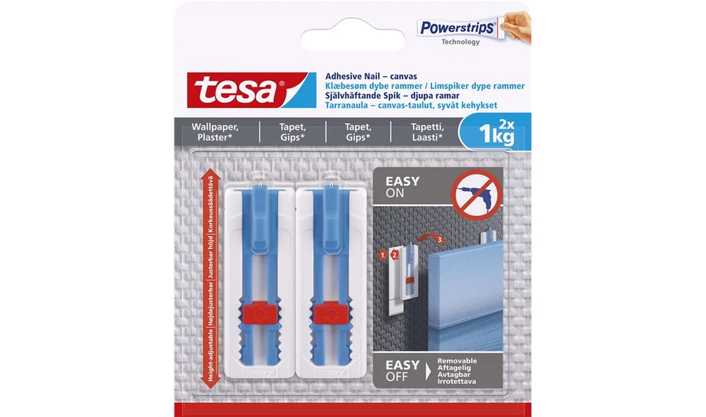 TESA limspiker 1kg 2x dype rammer v:3962536 TESA limspiker 1kg 2x dype rammer v:3962536