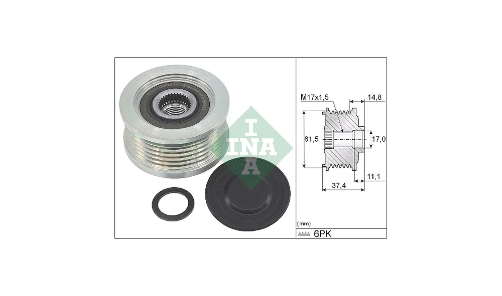 Generatortomgang – 535 0348 10 – (INA) v:6432882