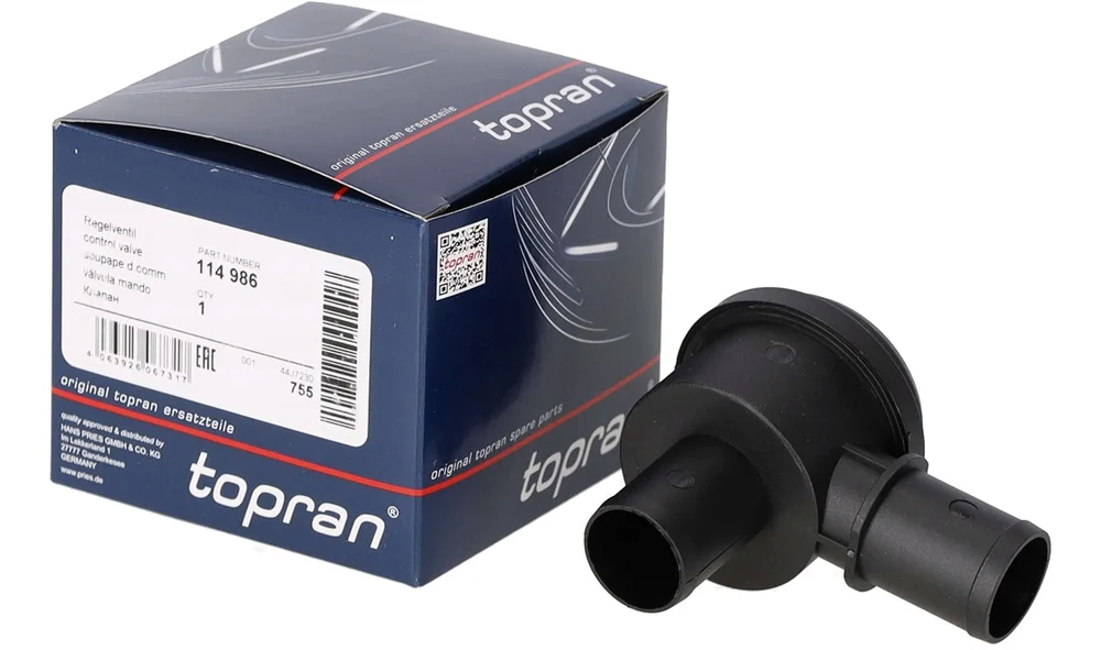 Ladetrykk regulatorventil 114 986 (Topra v:7543043