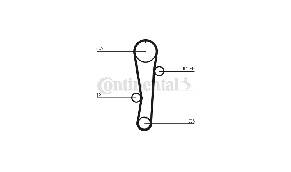 Vannpumpe + registerreimsett CT942WP1 (C v:6188883