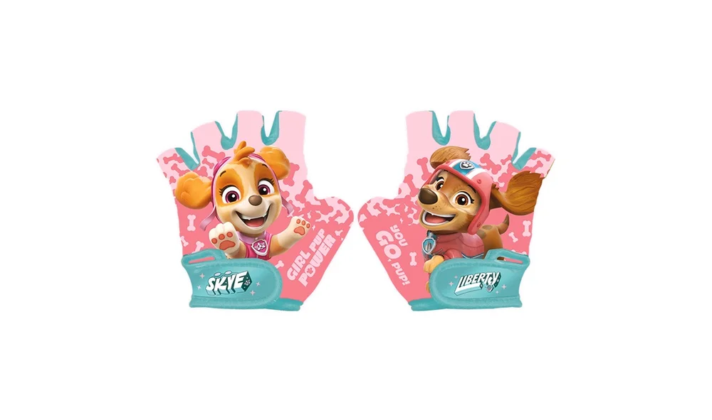 Sykkelhansker barn Paw Patrol blå\/rosa v:8203930