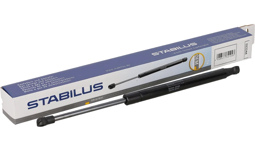 Gassfjær, motorpanser 022244 (Stabilus) v:8150759
