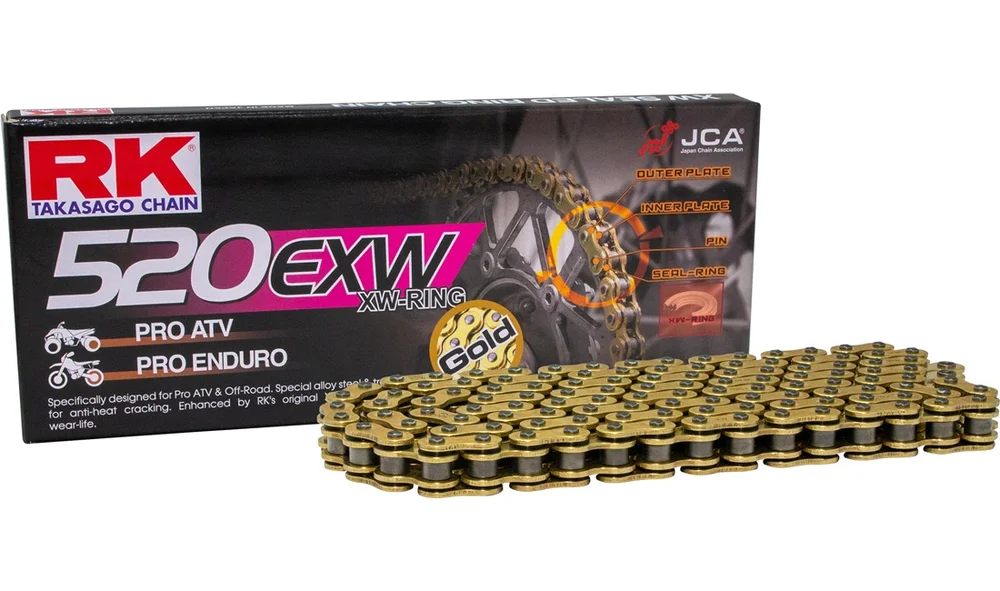 Kjede MX GB520EXW Gull XW-ring 138 ledd v:3626356