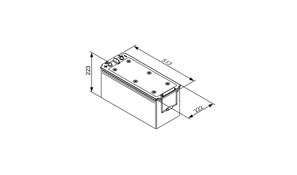 Batteri – 0 092 T30 550 – T3 – (BOSCH) v:6364795