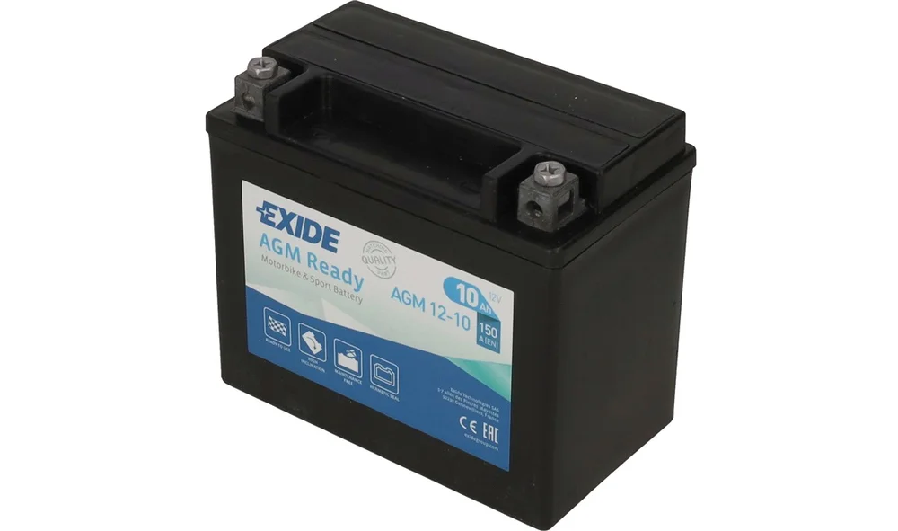Batteri EXIDE 12V-10Ah, RSV1000 98-05 v:382825