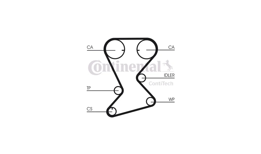 Registerrem - CT1108 - (Continental) v:8955255