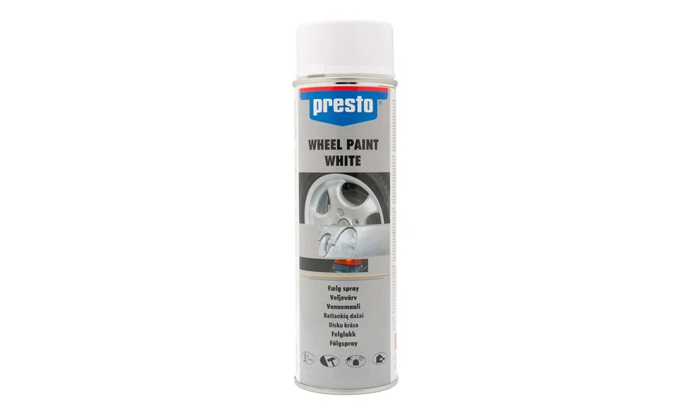 Lakkspray, hvit akryl 500ml v:178497