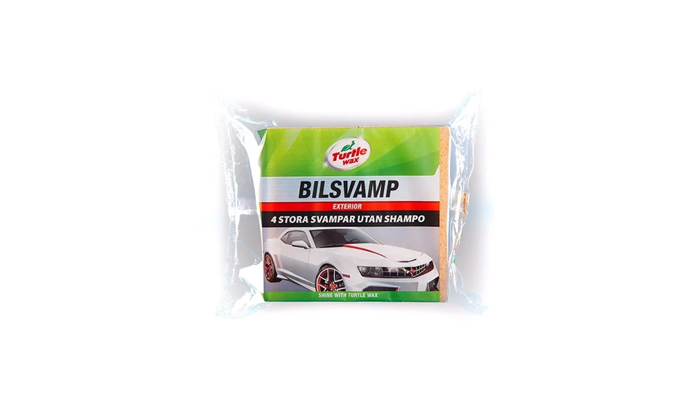 Turtle bilsvamp 4 stk uten shampoo v:9308365