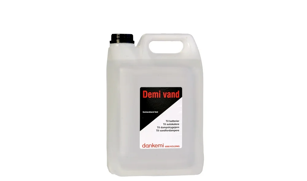 Demineralisert vann 5 liter – (Dankemi) v:7627720