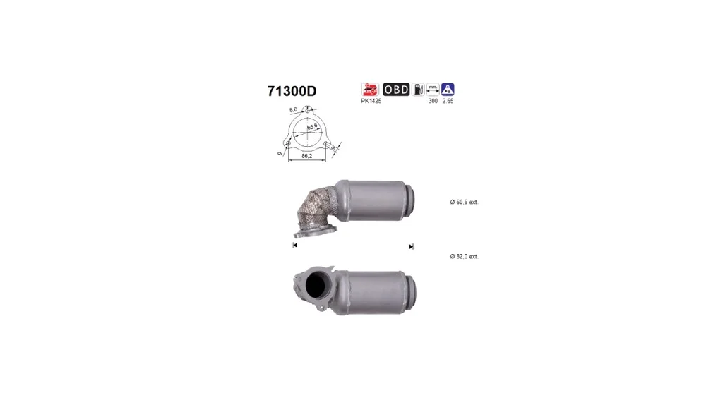 Katalysator – 71300D – (AS) v:4261213