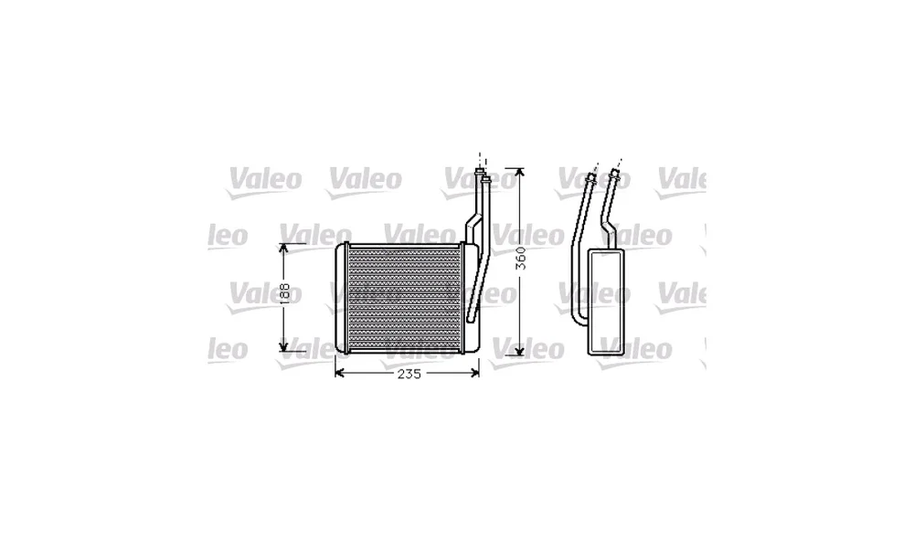 Varmeapparat register – 812274 – (Valeo) v:7254132