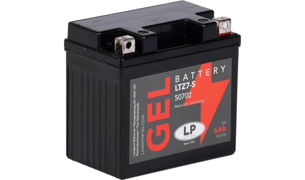 Batteri 12V-6Ah GTZ7-S, Gel v:5266992