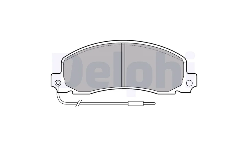 Bremsekloss Sett - LP504 - (Delphi) v:5012452