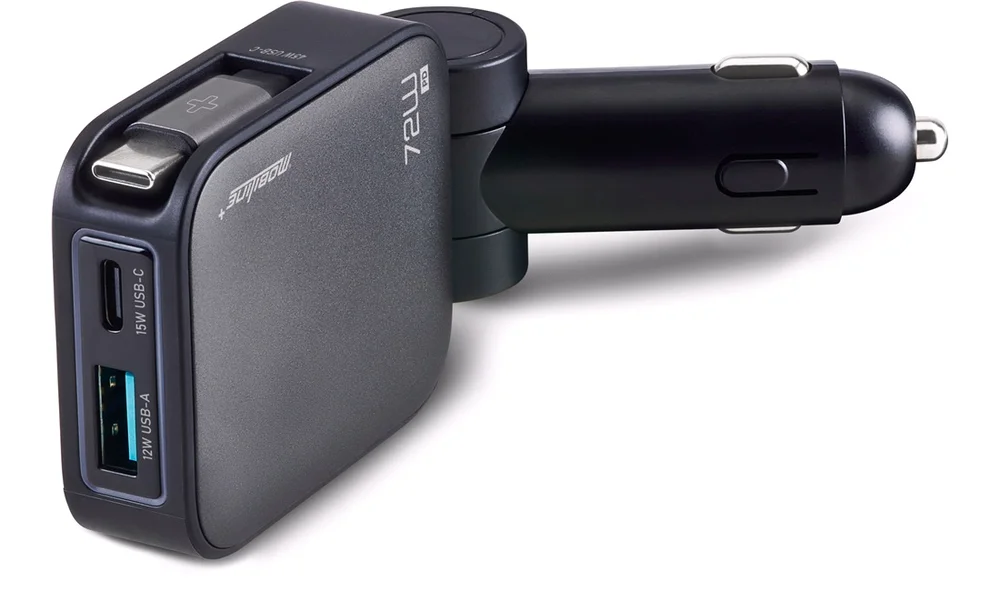 12\/24V Multibiladapter USB-A\/C\/kabel 72W v:1508302