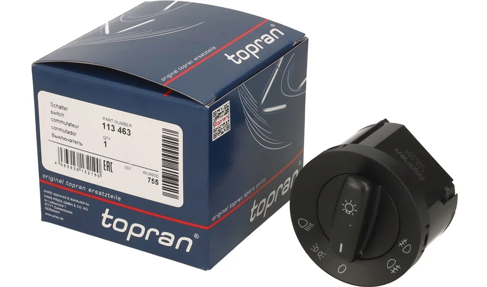 Bryter, hovedlys – 113 463 – (Topran) v:4420733